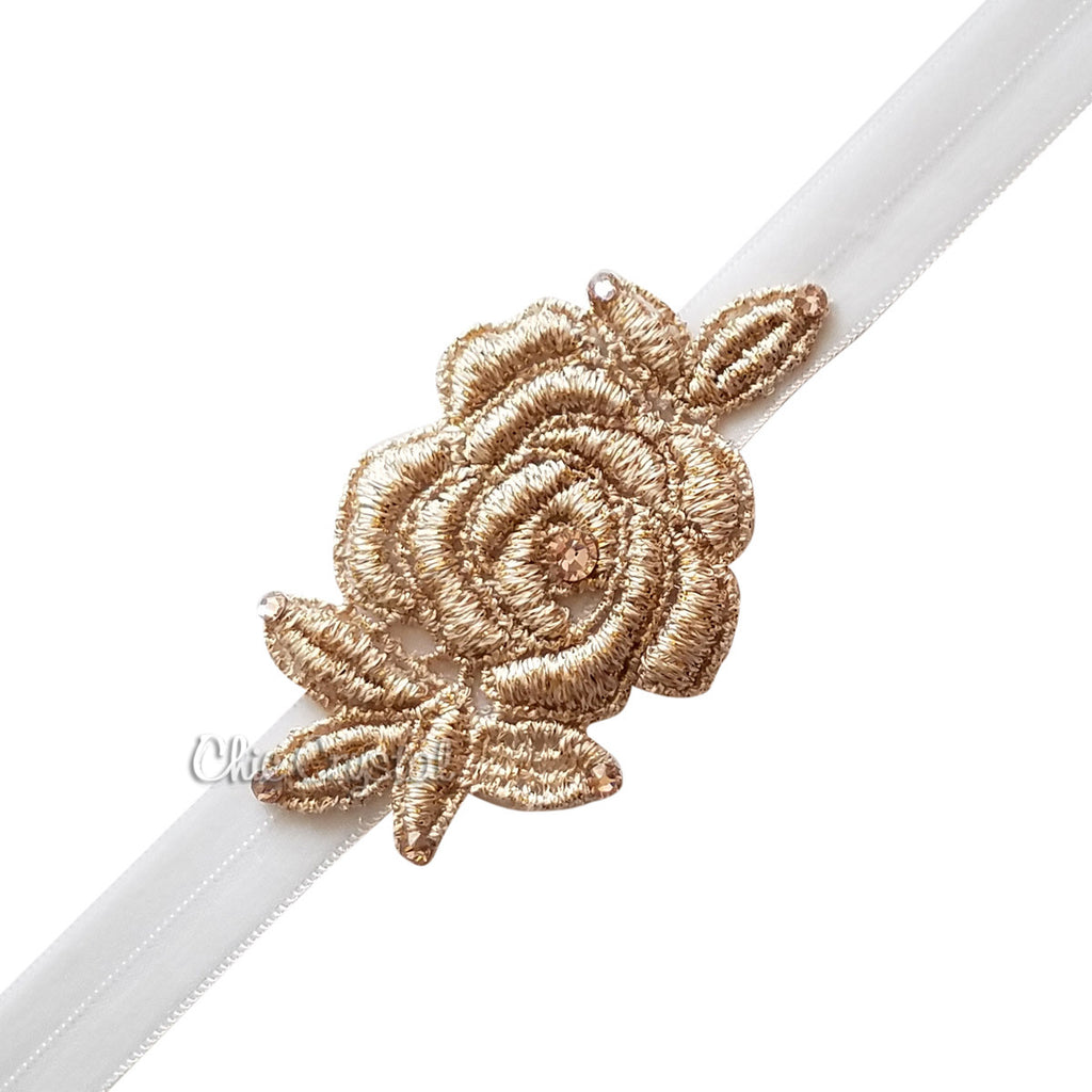 Rose Gold Headband - Chic Crystals