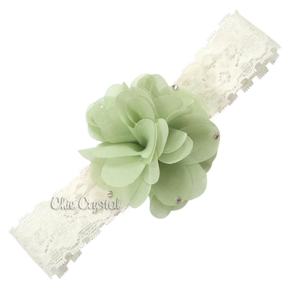 Pom Pom Headband - Chic Crystals
