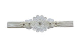 Flower Band with Bows - Chic Crystals