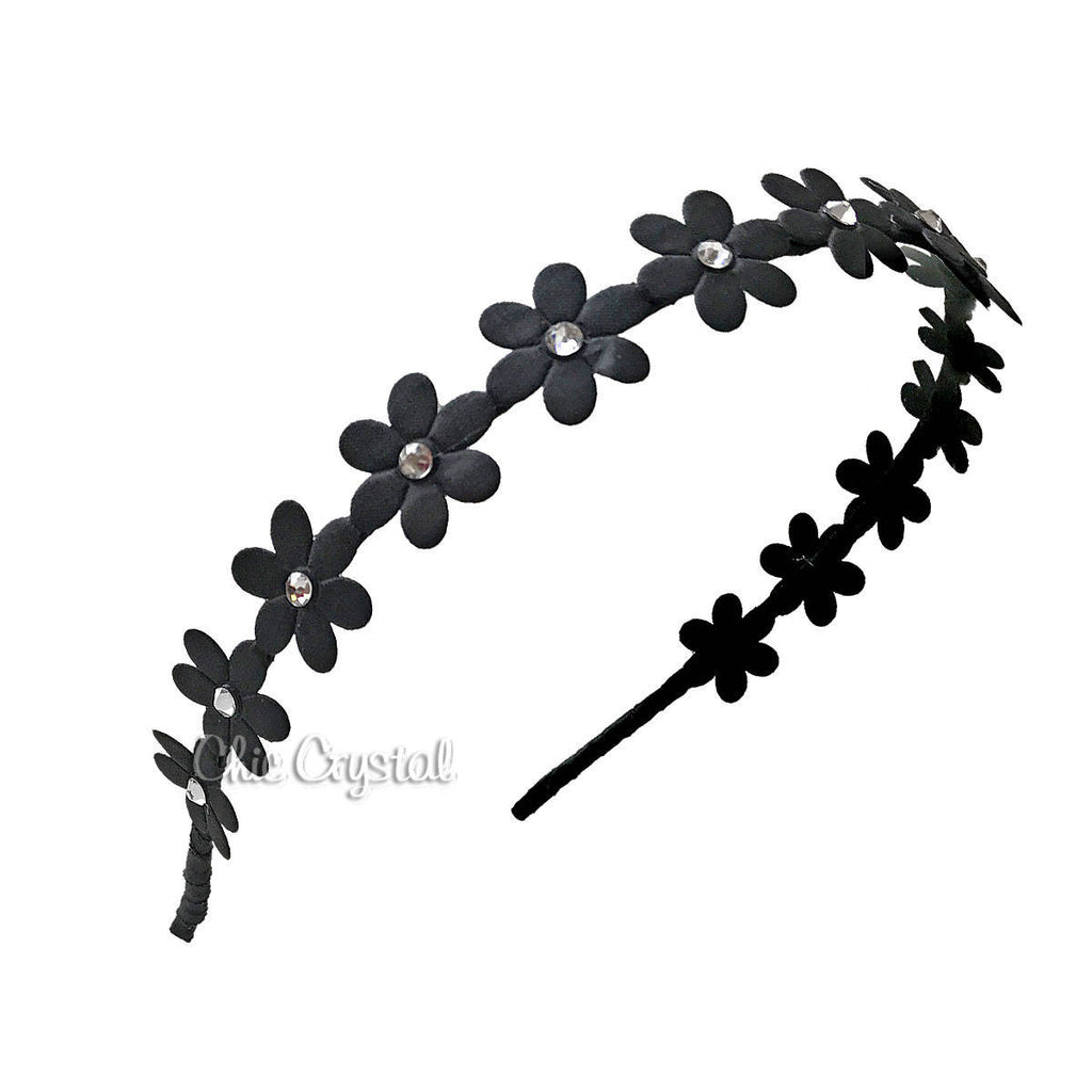 Copy of Flower Hard Headband - Chic Crystals