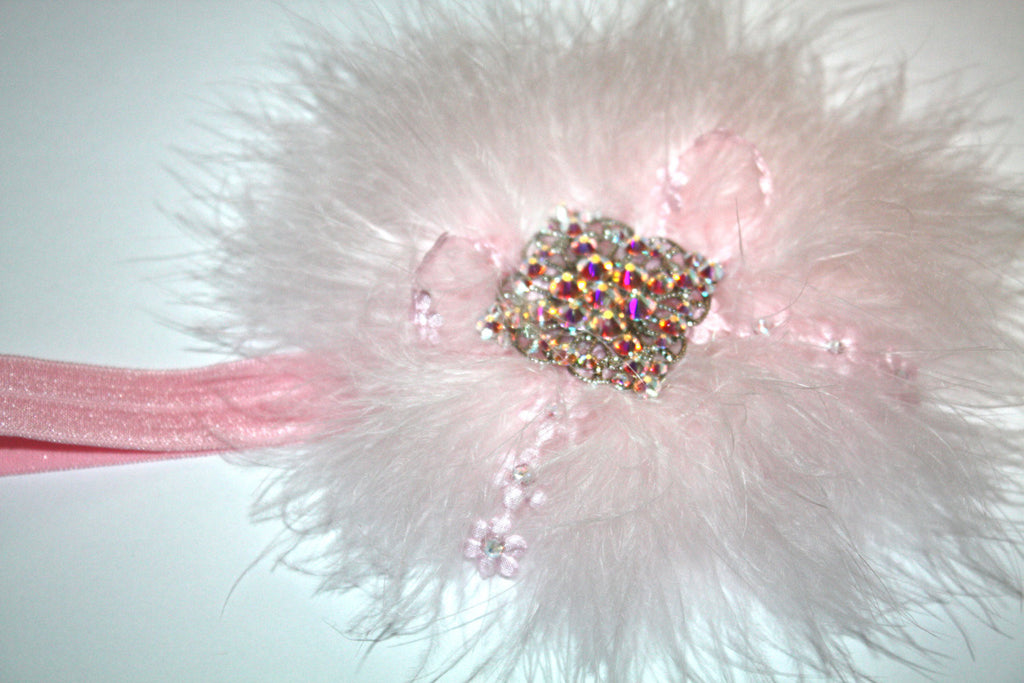 Feather Headband - Chic Crystals