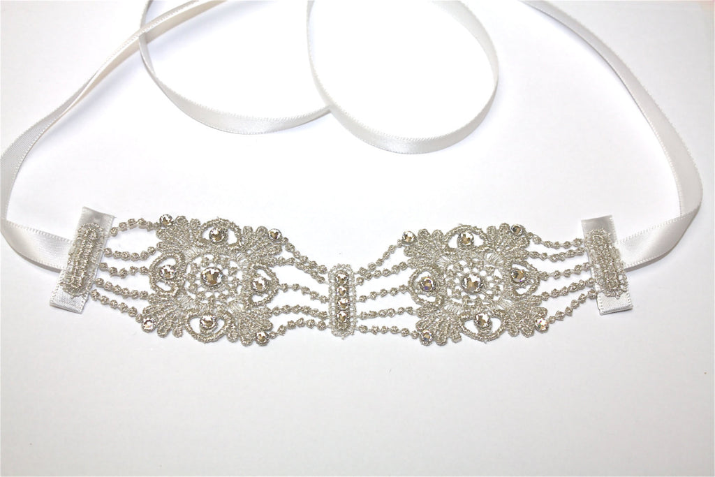 Lace Head Wrap - Chic Crystals