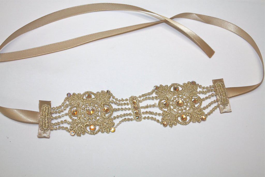 Lace Head Wrap - Chic Crystals