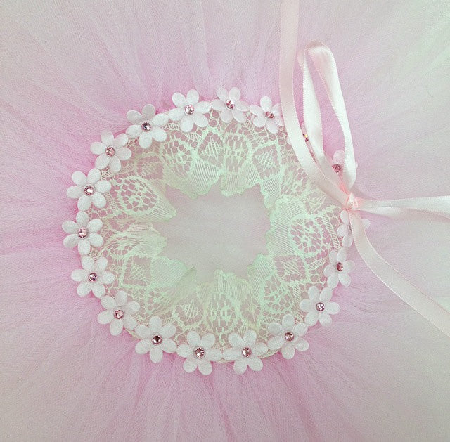 Ivory Tutu Band Set - Chic Crystals