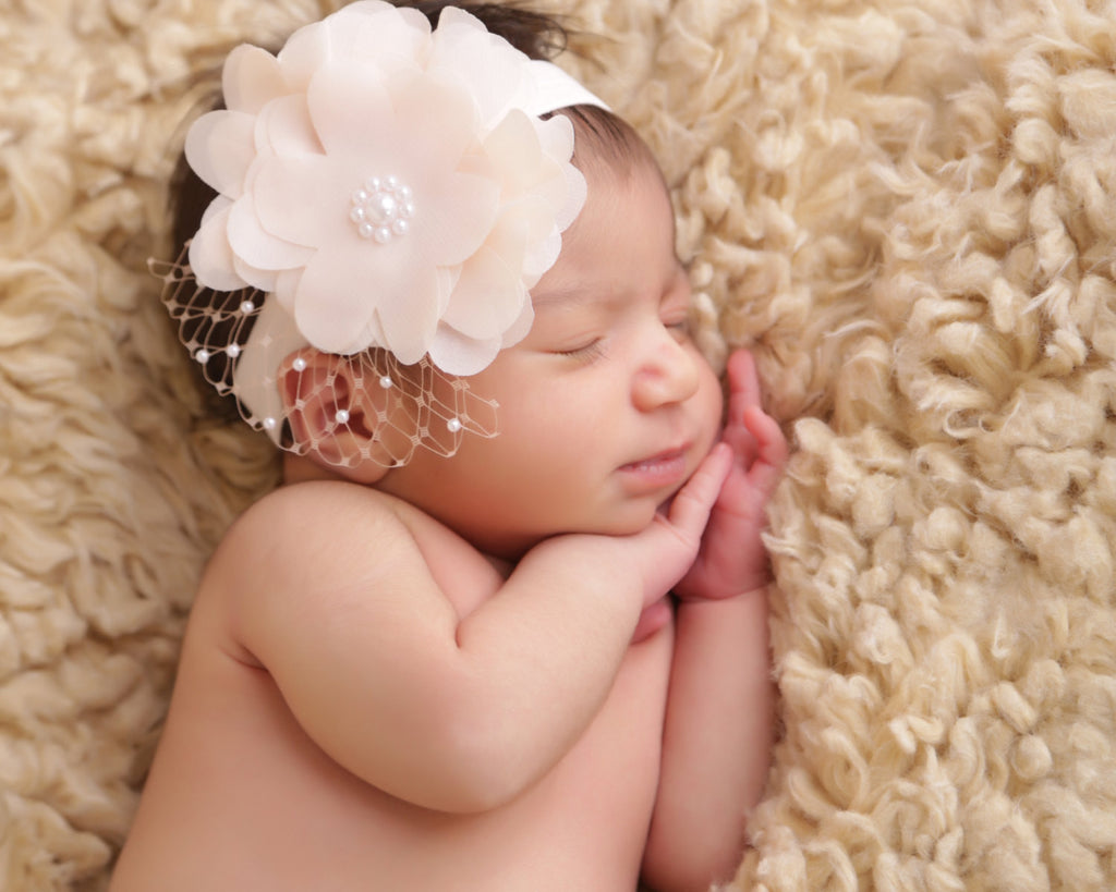 French Vail Peach Band - Chic Crystals