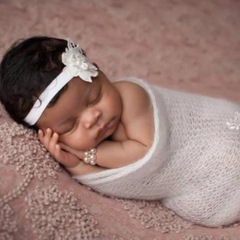 Lace Flower Headband - Chic Crystals