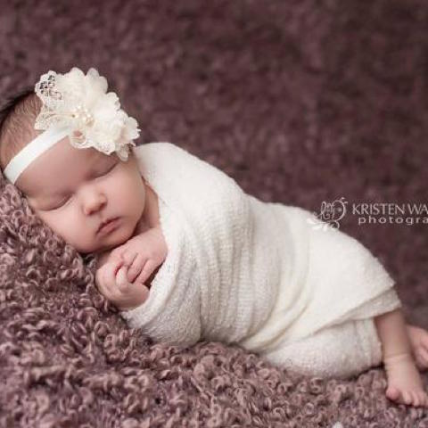 Chiffon Girls Headband - Chic Crystals