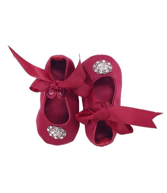 Copy of Baby Girl Crib Shoes - Chic Crystals