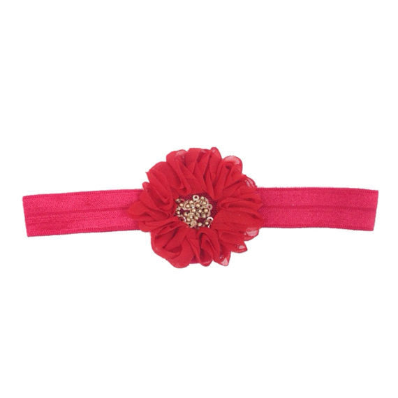 Pastel Pink Gold Beading Band - Chic Crystals