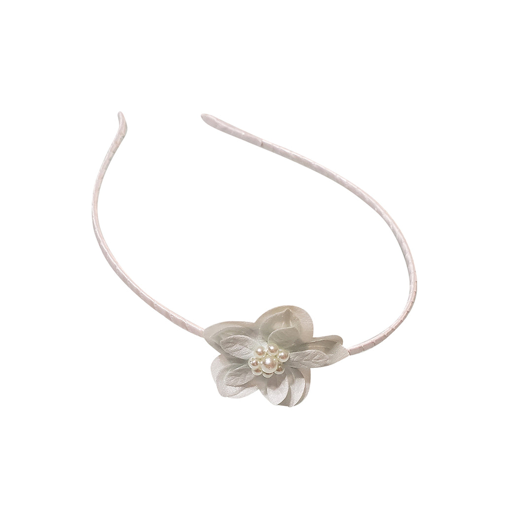 Pearl Flower Headband - Chic Crystals