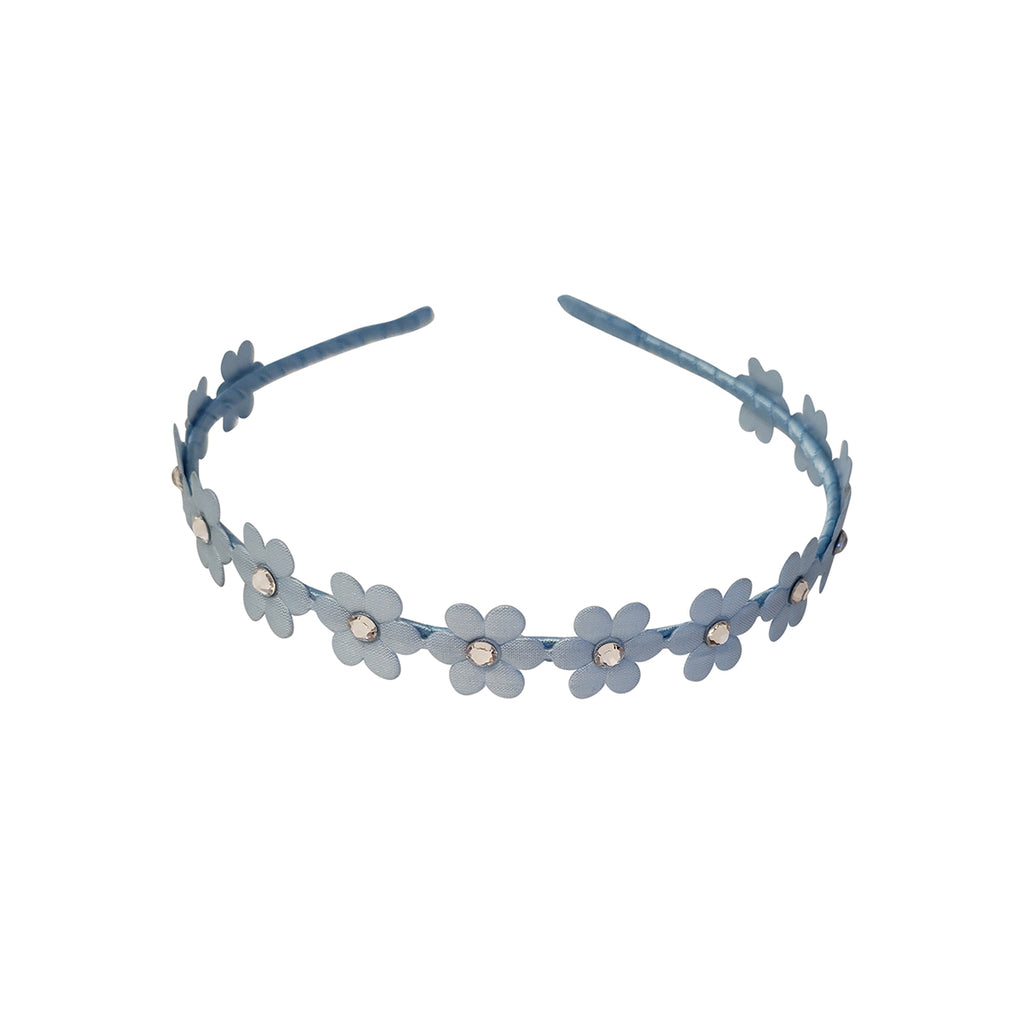 Flower Hard Headband - Chic Crystals