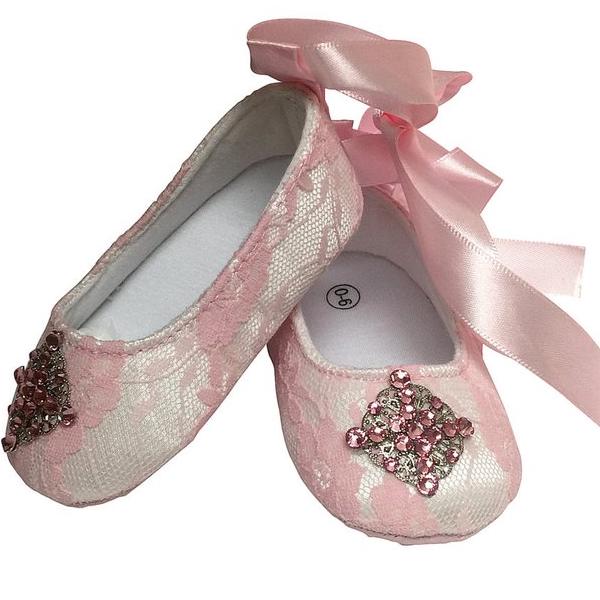 Pink baby shoes size 3 deals