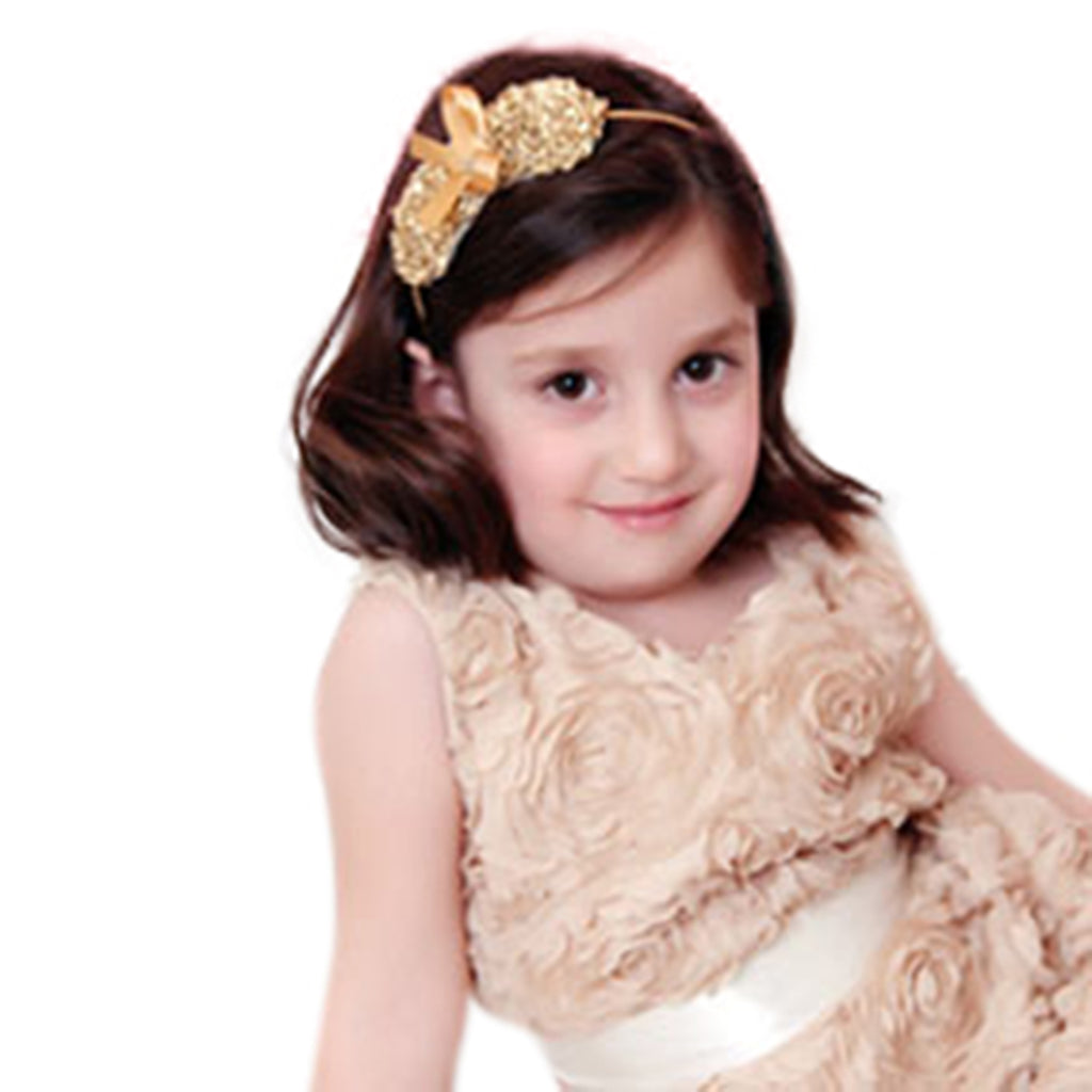 Gold Metallic Flower - Chic Crystals