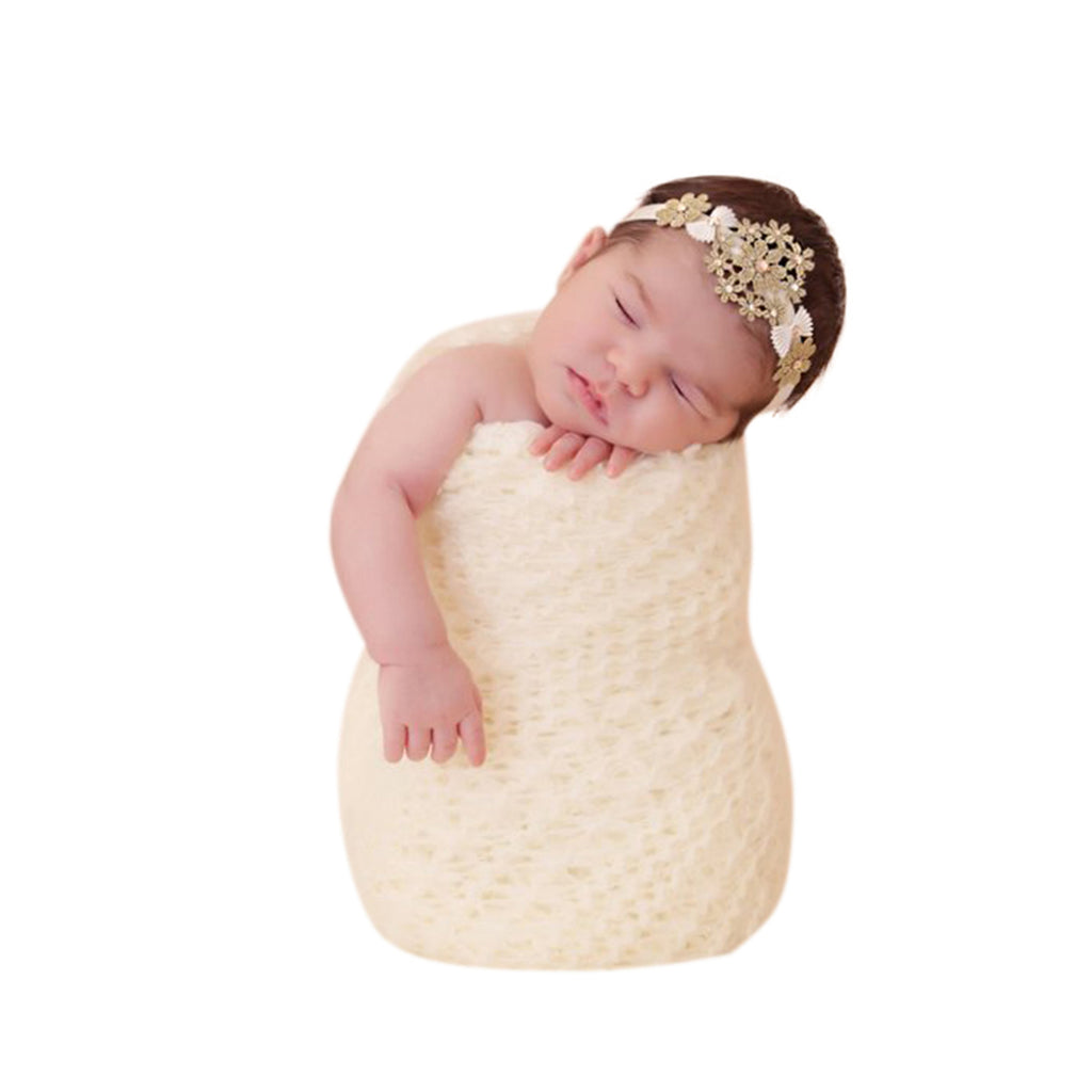 Gold Flower Headband - Chic Crystals