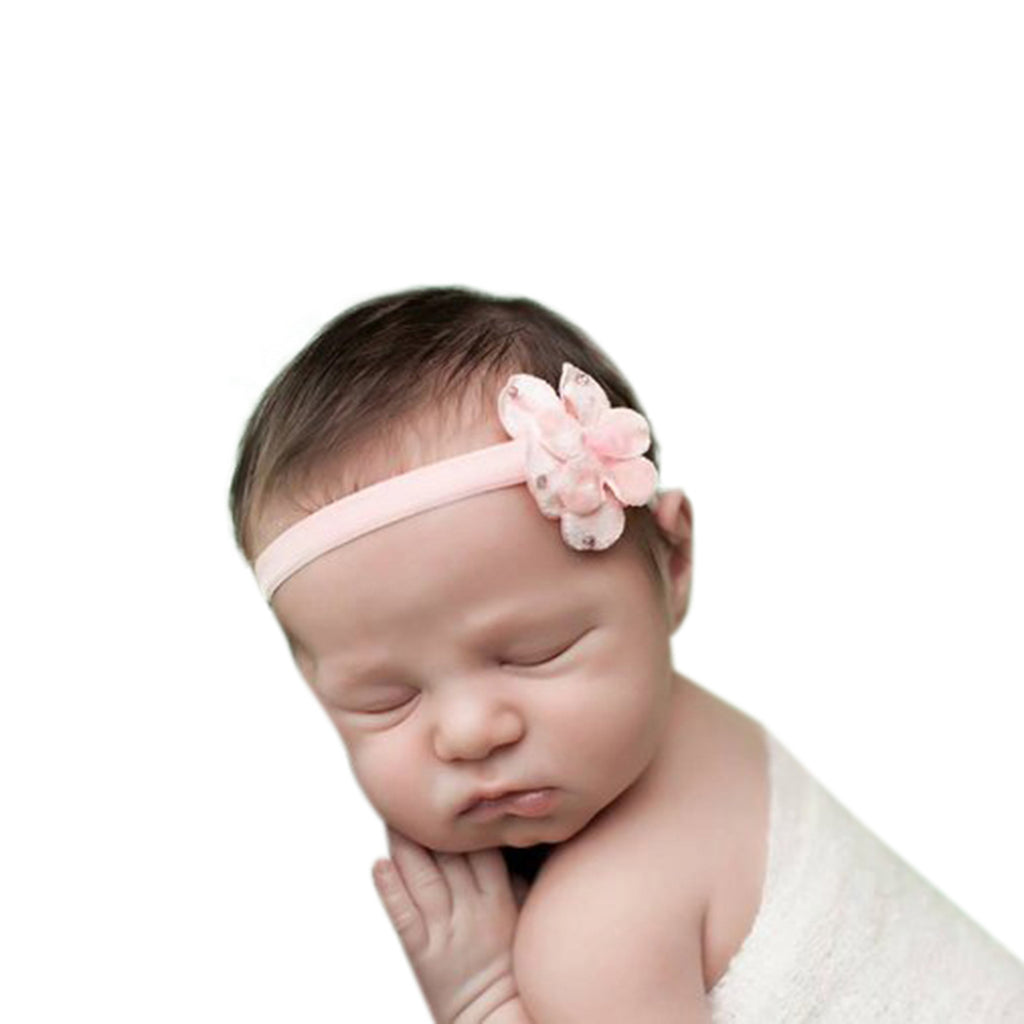 Velvet Flower Headband - Chic Crystals