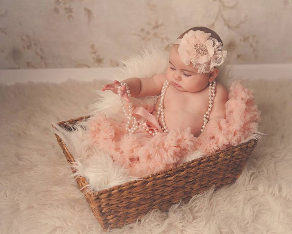 Lace chiffon Headband - Chic Crystals