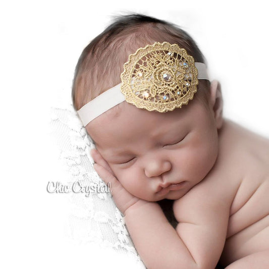 Vintag Headband - Chic Crystals