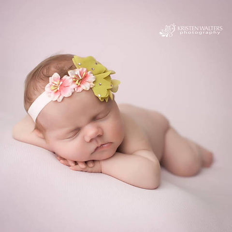 Flower Headband - Chic Crystals