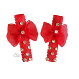 Bow Clip Set - Chic Crystals