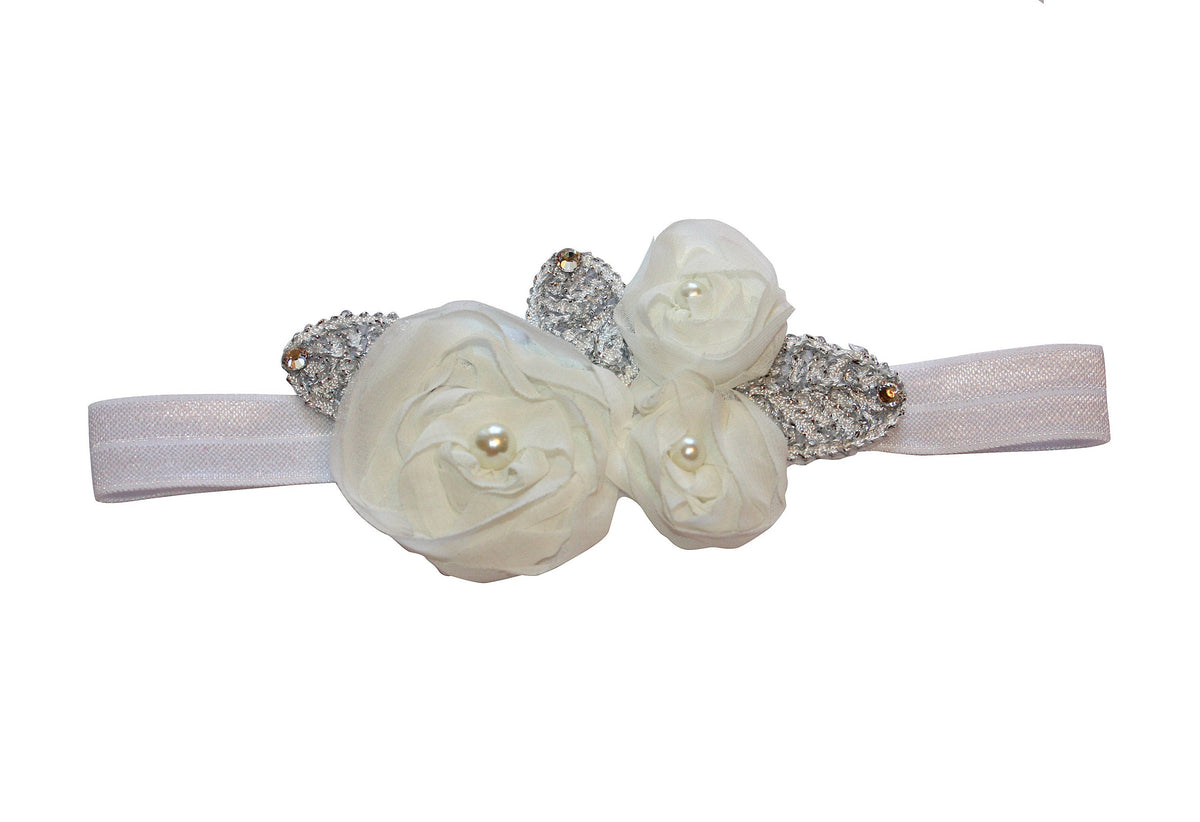 Flower Headband - Chic Crystals