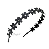 Flower Hard Headband - Chic Crystals