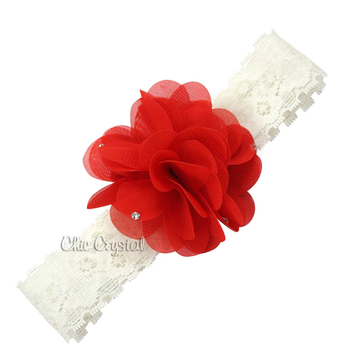 Pom Pom Headband - Chic Crystals