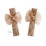 Bow Clip Set - Chic Crystals