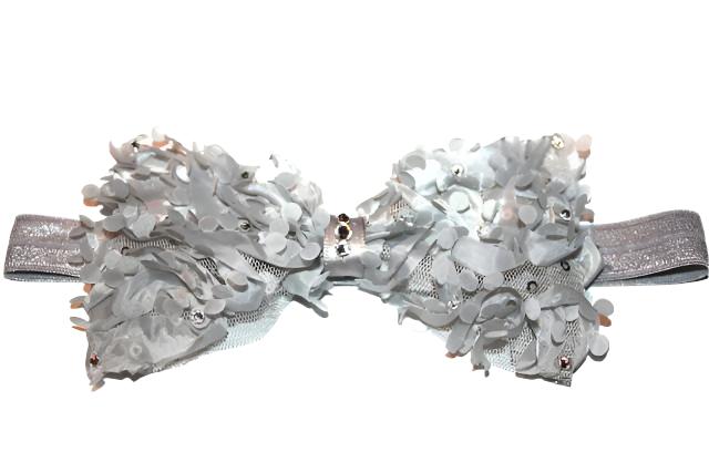 Fancy Bow Headband - Chic Crystals