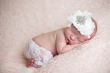 Floral Fabric Band - Chic Crystals