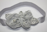 Pearl Flower Headband - Chic Crystals