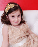 Gold Metallic Flower - Chic Crystals