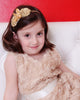 Gold Metallic Flower - Chic Crystals