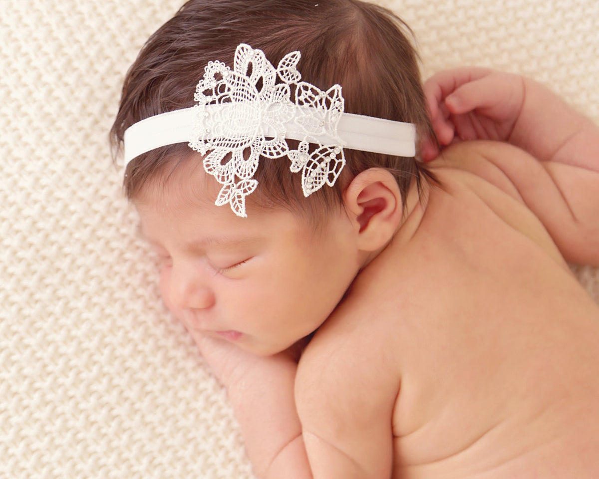 Floral Headband - Chic Crystals