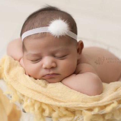 Pom Pom Headband - Chic Crystals
