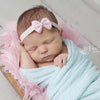 Velvet Bow Headband - Chic Crystals
