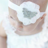 Lace Butterfly Headband - Chic Crystals