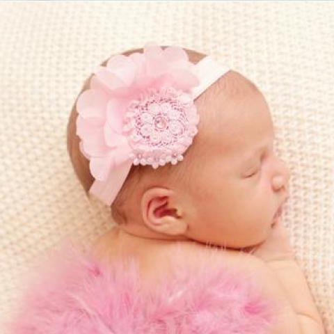 Chiffon Headband - Chic Crystals