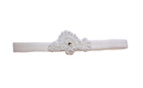 White Pearl Headband - Chic Crystals