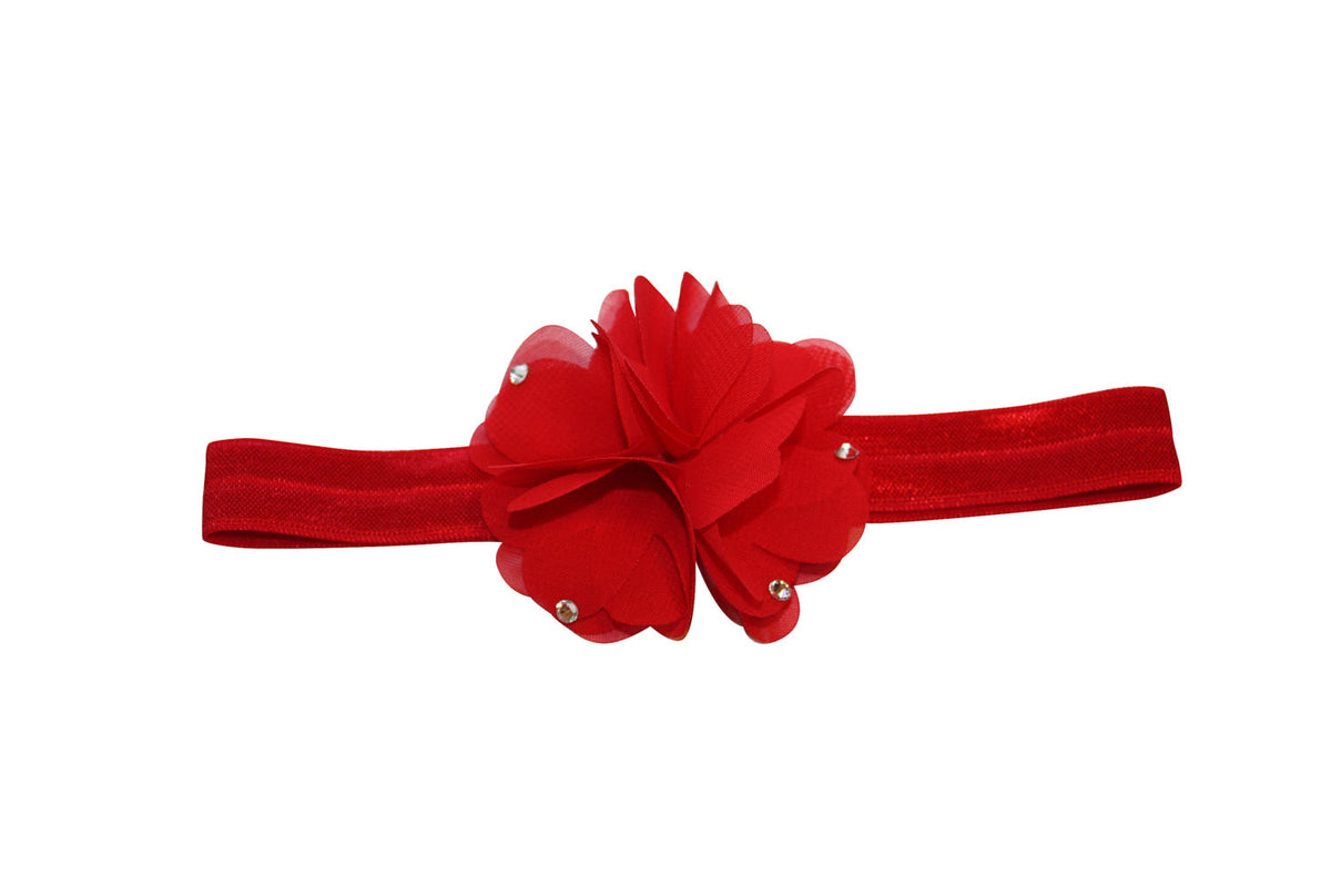 Chiffon Headband - Chic Crystals