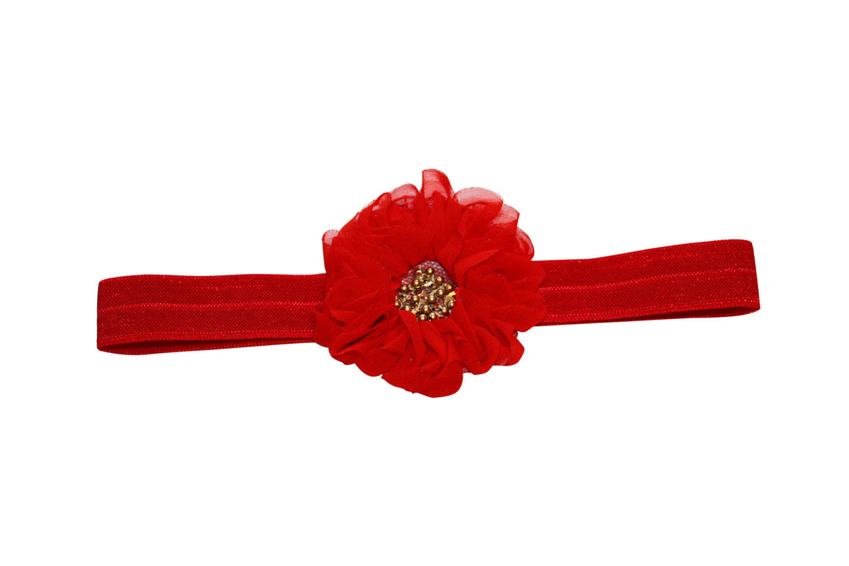 Gold Beaded Headband - Chic Crystals