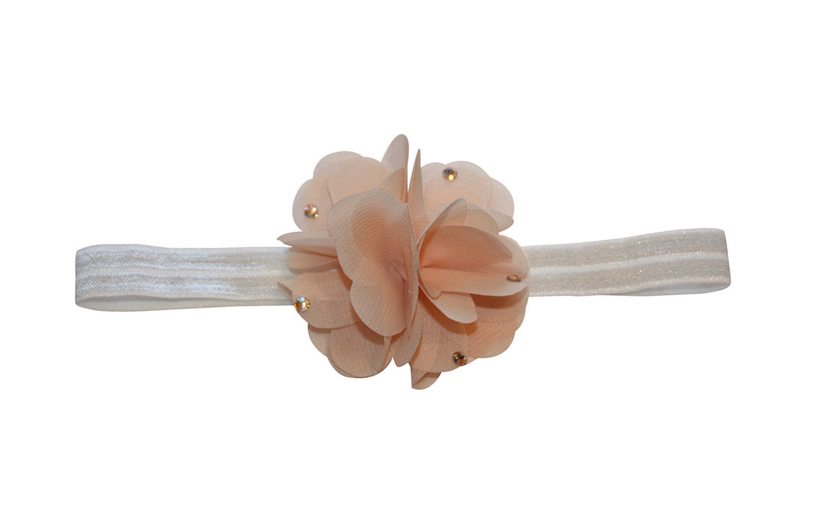 Chiffon Headband - Chic Crystals