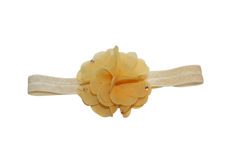 Yellow Headband - Chic Crystals