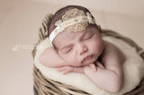 Lace Baby Headband - Chic Crystals