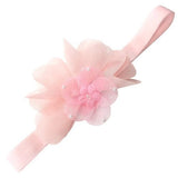 Organza Flower Headband - Chic Crystals