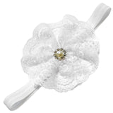 Pearl Lace Headband - Chic Crystals