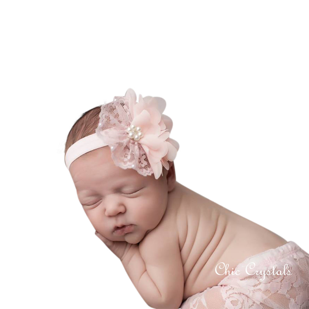 Lace  Headband - Chic Crystals