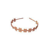 Flower Hard Headband - Chic Crystals