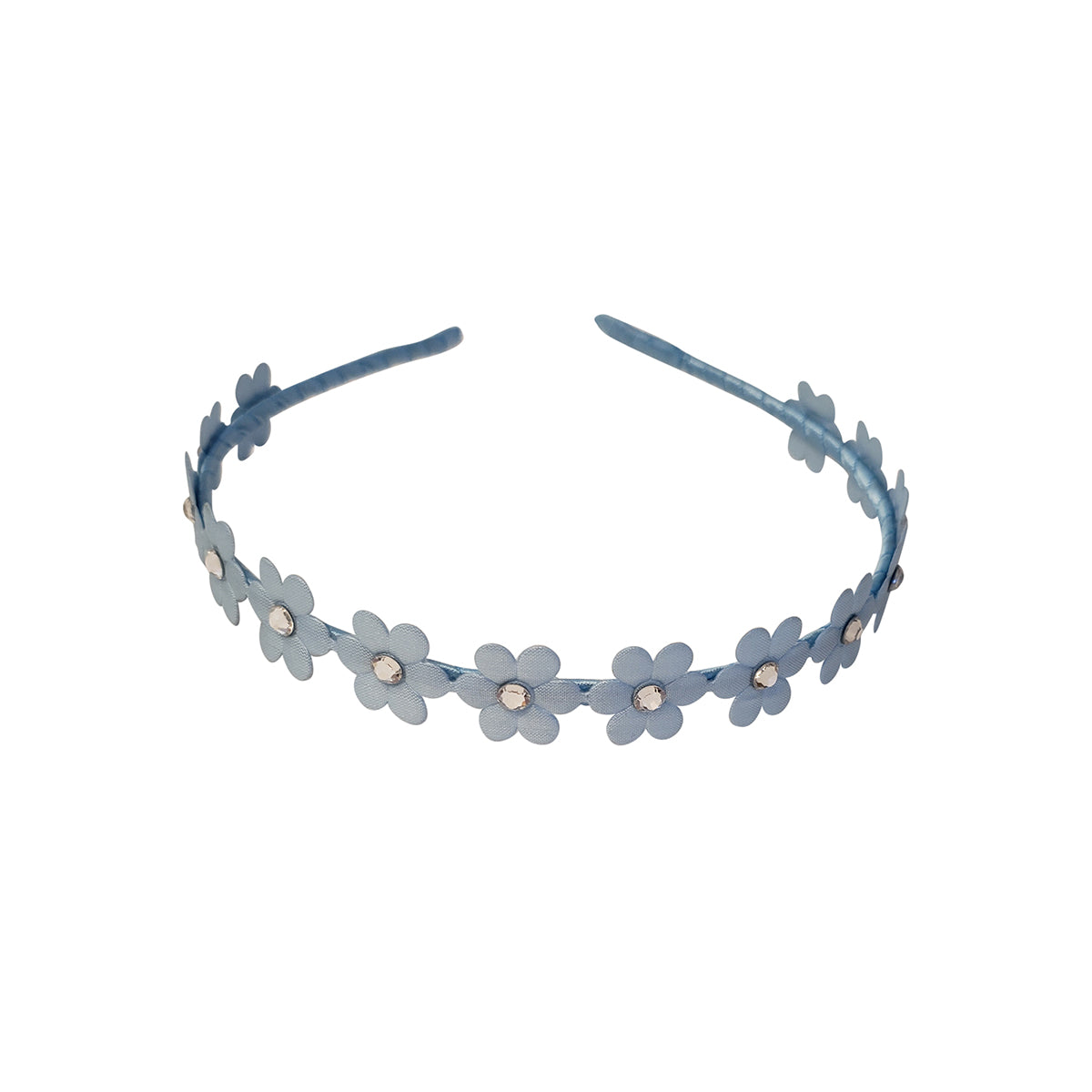Flower Hard Headband - Chic Crystals
