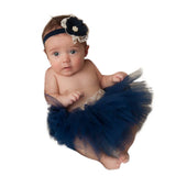 Navy Blue Tutu Set - Chic Crystals