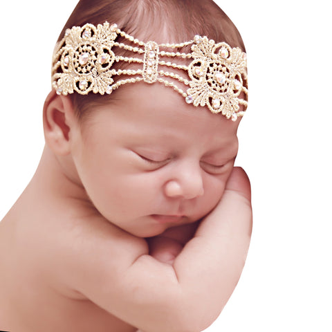 Lace Head Wrap - Chic Crystals